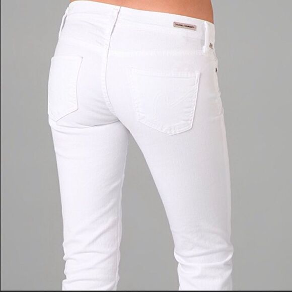 Revolve Citizens of Humanity Ava Straight Leg White Straight Leg Jeans - Picture 6 of 14